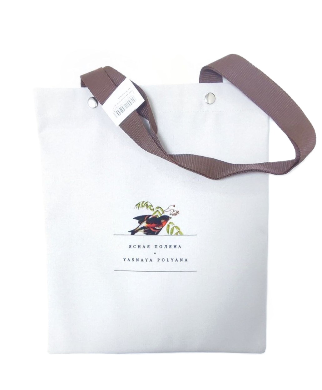 картинка Сумка текстильная  "Птицы" без подкладки