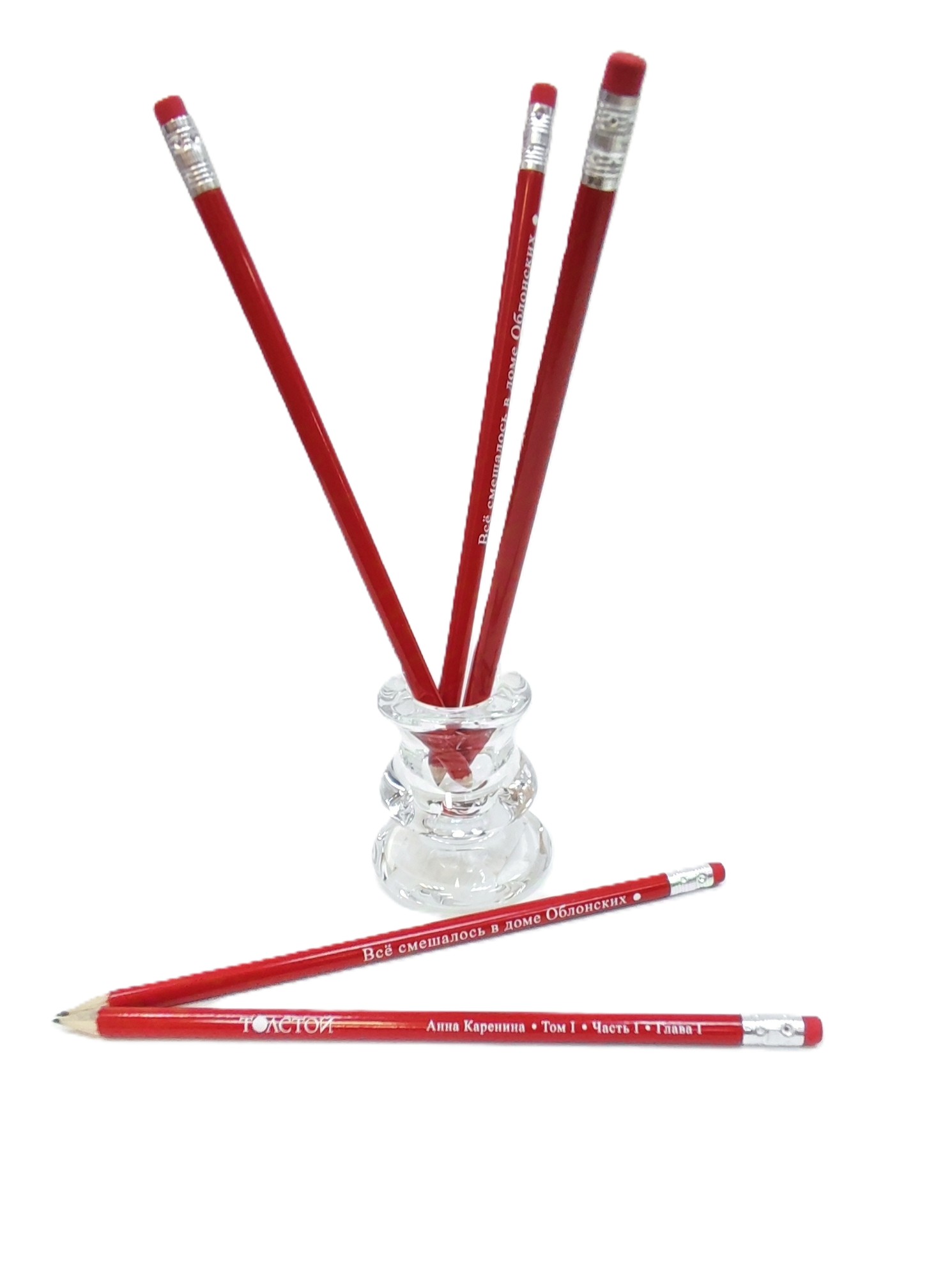 картинка Карандаш "ТолстойФест" красный
