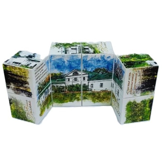 картинка Кубик-трансформер "Виды Ясной Поляны"