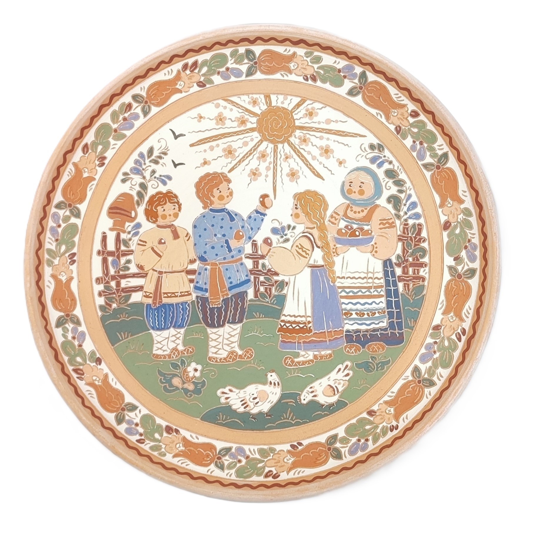 картинка Тарелка большая коллекционная ТДА - 6  рис.1