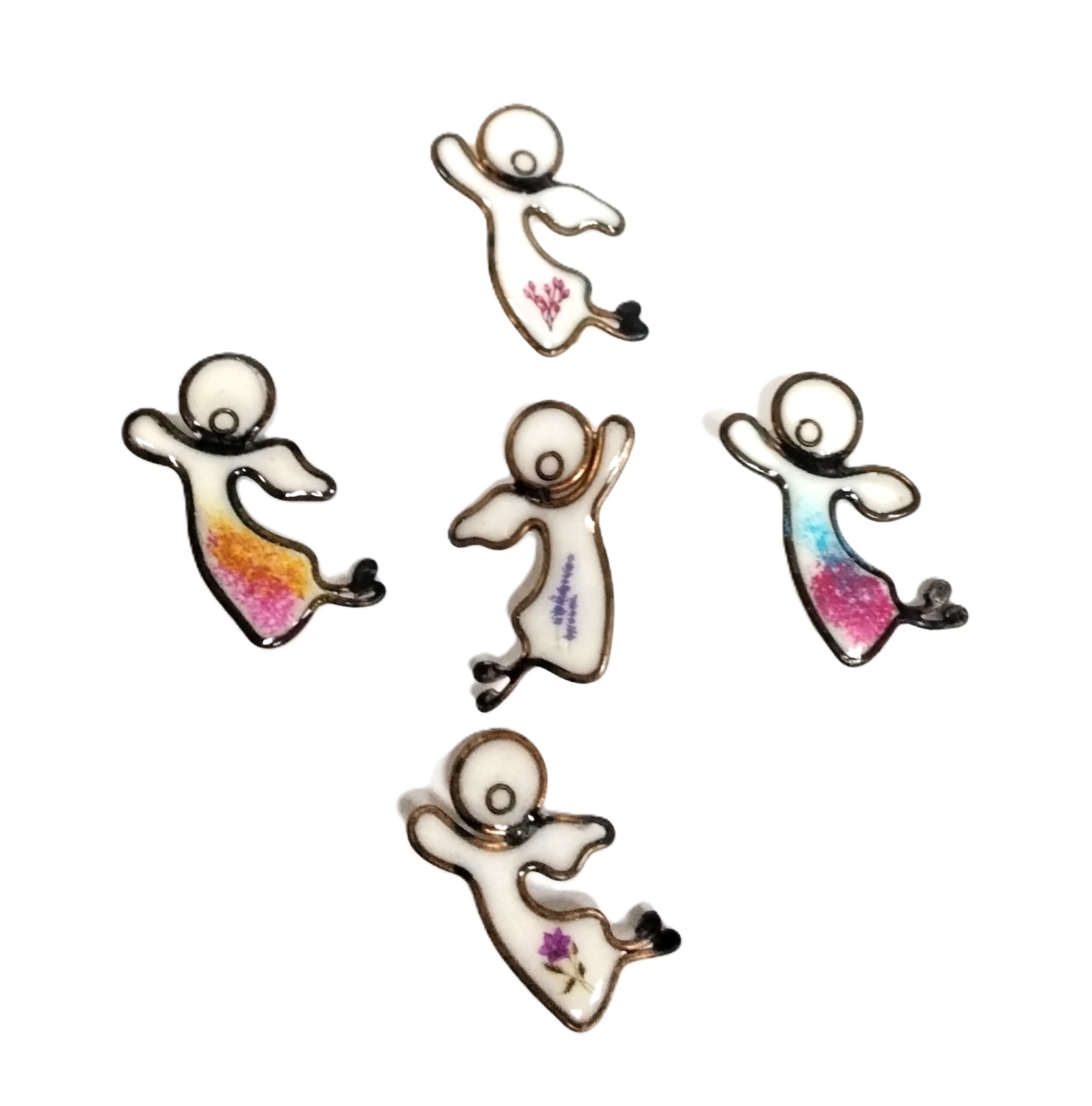 картинка Брошь "Ангел" керамика