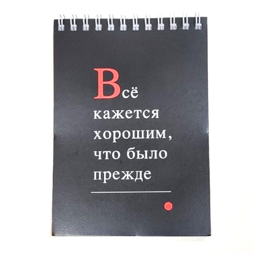 картинка Блокнот "Ясная Поляна" 105*148мм  "Всё кажется.."