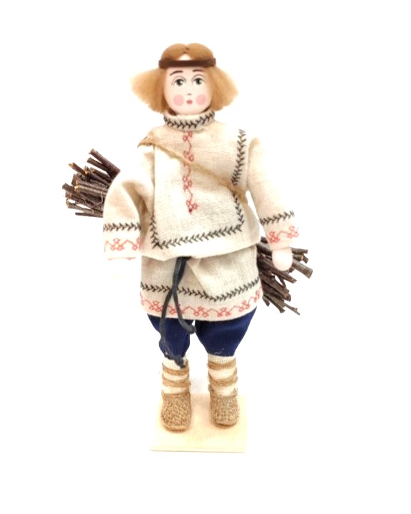 картинка Кукла-скелетец в мужском костюме изд.2