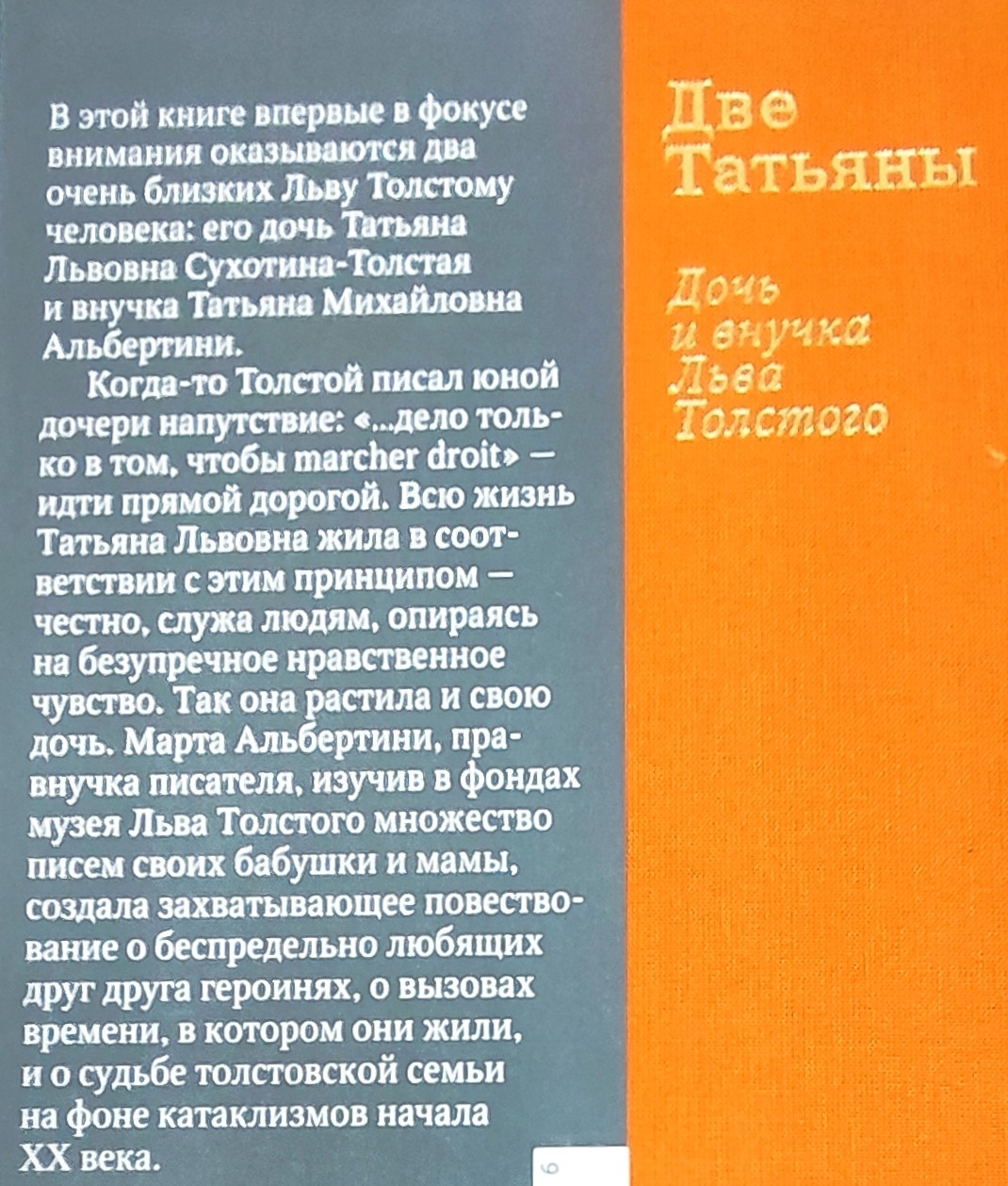 Книга "Две Татьяны. Дочь и внучка Льва Толстого" Марта Альбертини - вид 2