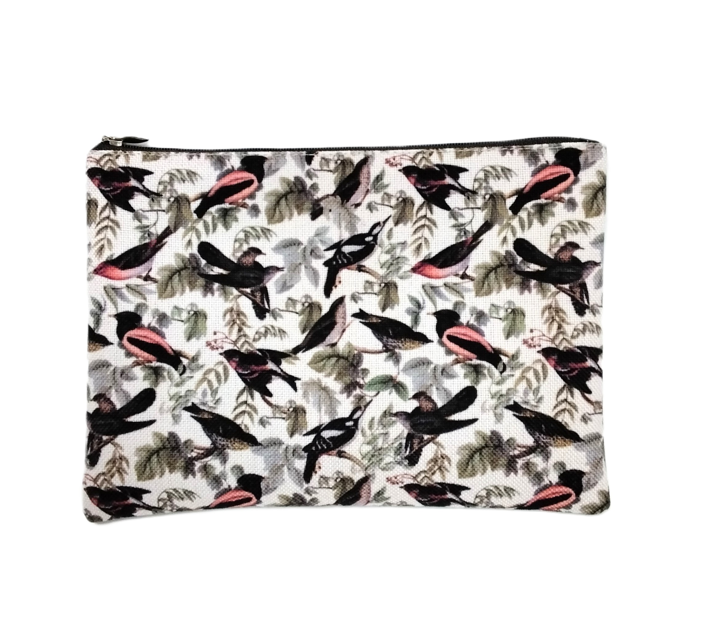 картинка Косметичка текстильная  "Птицы"