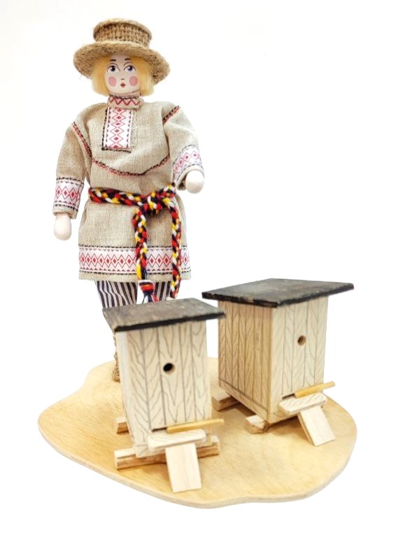 картинка Кукла-скелетец в мужском костюме изд.4