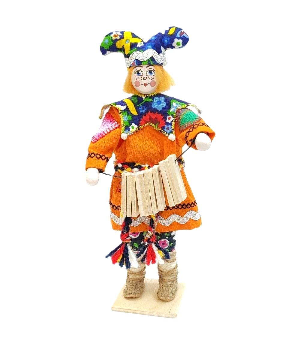 картинка Кукла-скелетец "Скоморох" изд.2