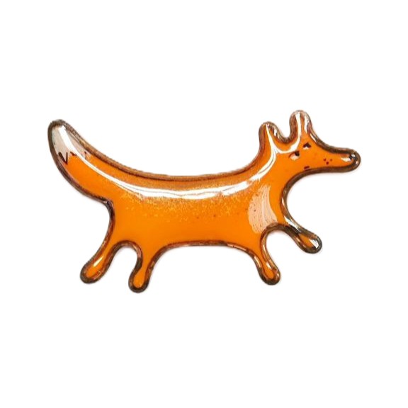 картинка Брошь "Животные" керамика Лисичка 2