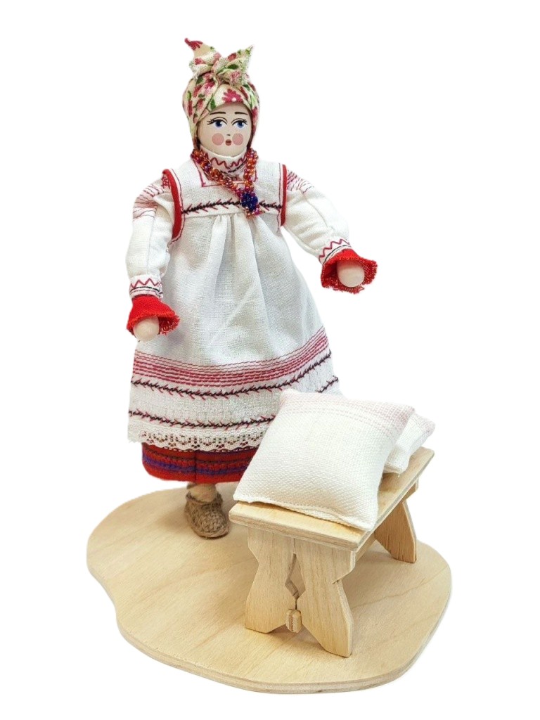 картинка Кукла-скелетец в женском костюме изд.1