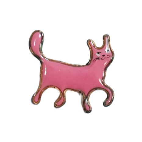 картинка Брошь "Животные" керамика Кошка 1