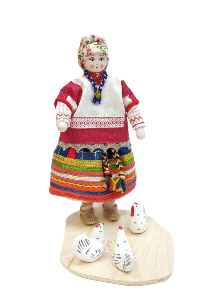 картинка Кукла-скелетец в женском костюме изд.5