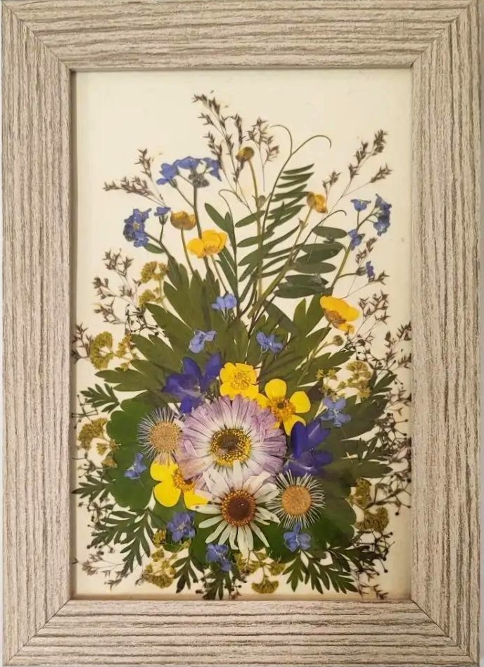 картинка Картина флористическая 10*15см  композ.9