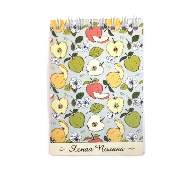 картинка Блокнот "Яблочная история" 72*105мм  "Яблочки.."