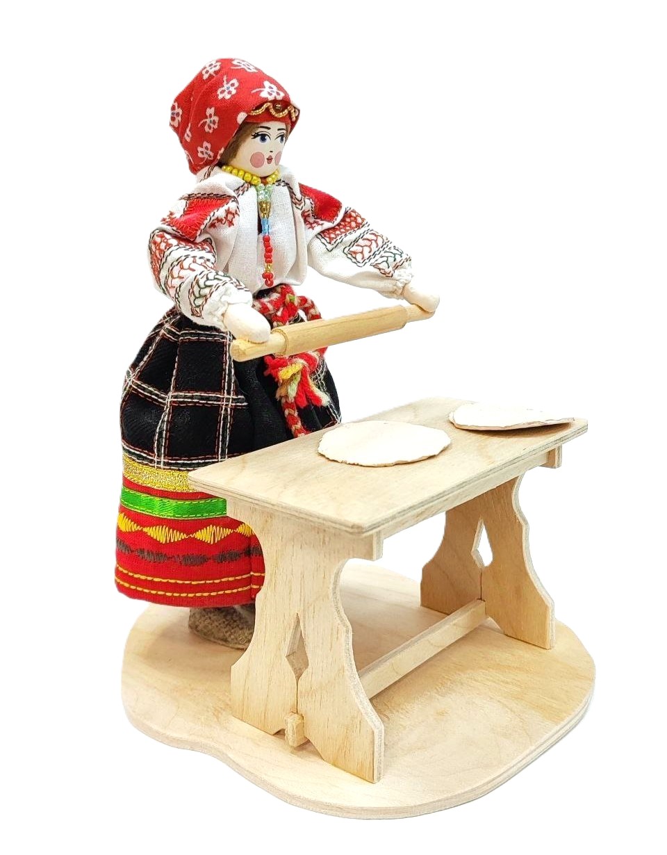 картинка Кукла-скелетец в женском костюме изд.6