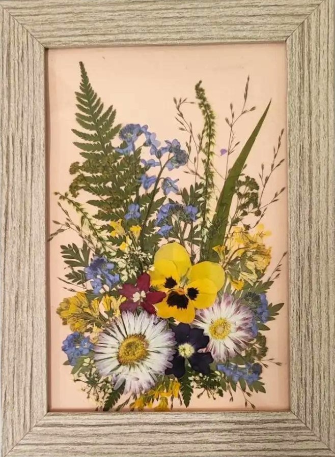 картинка Картина флористическая 10*15см  композ.5