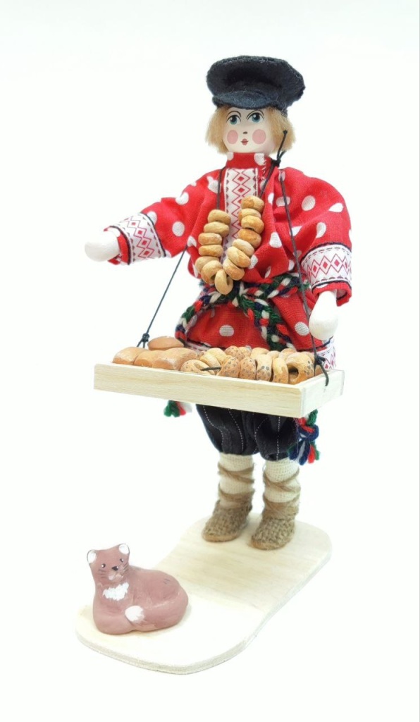 картинка Кукла-скелетец в мужском костюме изд.1