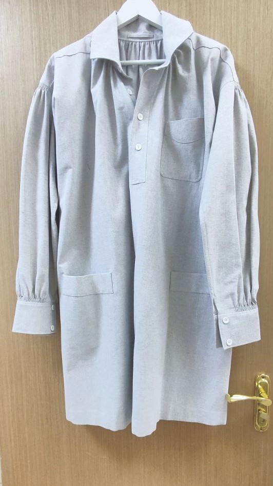 картинка Копия рубахи Льва Толстого серая S